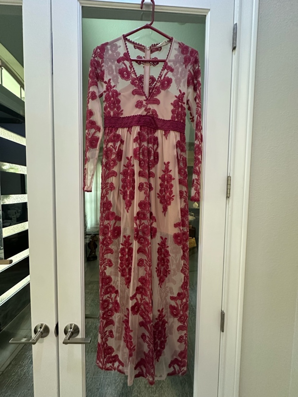 Altar’d State Embroidered Lace Maxi Dress 🌸